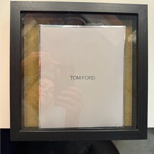 Tom Ford Black and Gold Framed Display